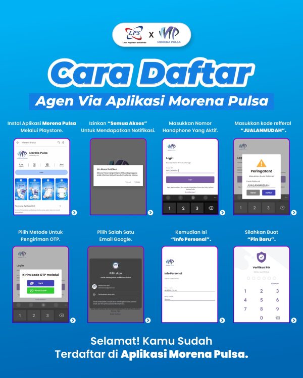 CARA DAFTAR AGEN VIA APLIKASI (JUALANMUDAH)
